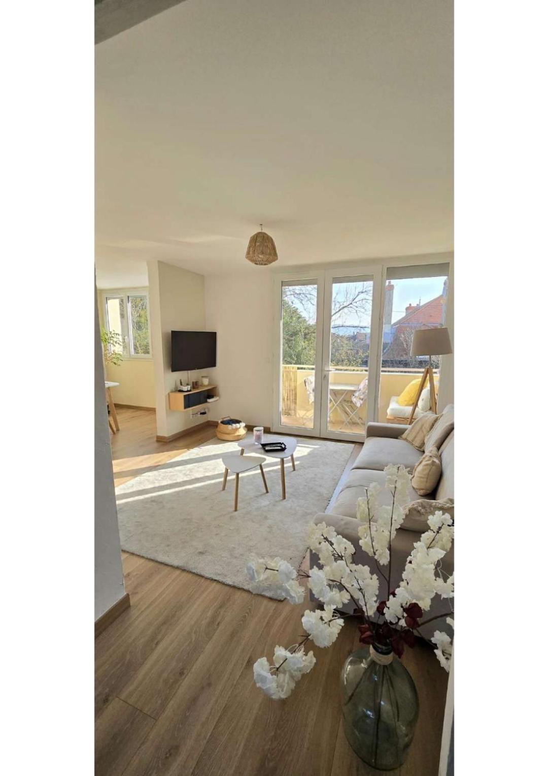 리옴 Superbe T3 Cosy, Parking Gratuit + Balcon 아파트 외부 사진