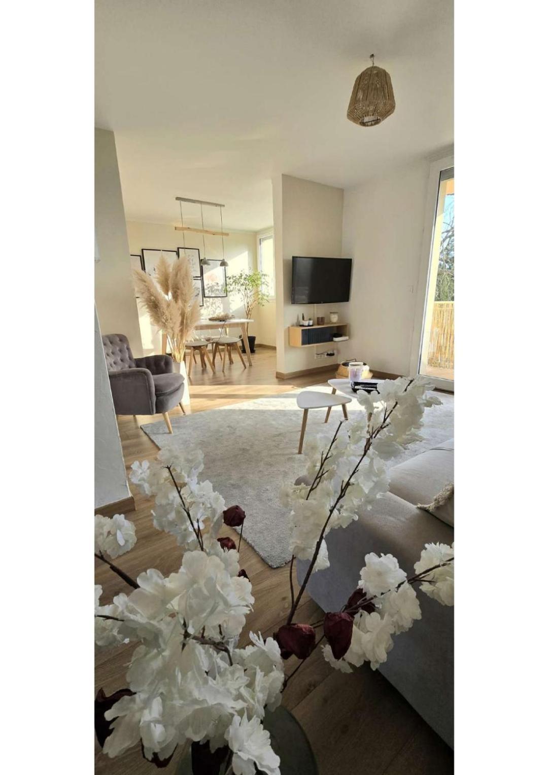 리옴 Superbe T3 Cosy, Parking Gratuit + Balcon 아파트 외부 사진